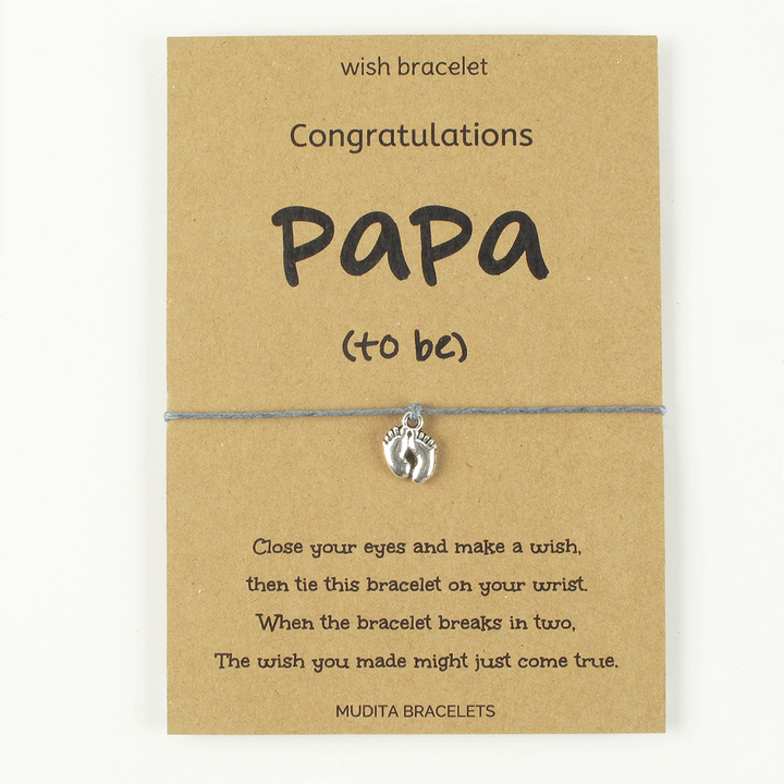 Congratulations Papa To Be - Mudita Bracelets