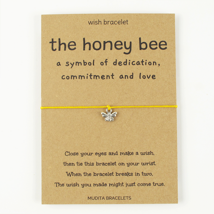 The Honey Bee Wish Bracelet - Mudita Bracelets