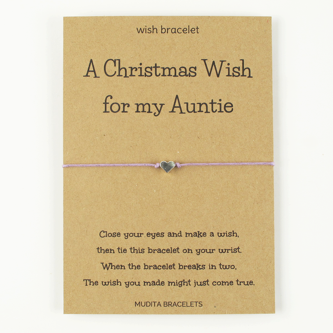 A Christmas Wish For My Auntie - Mudita Bracelets