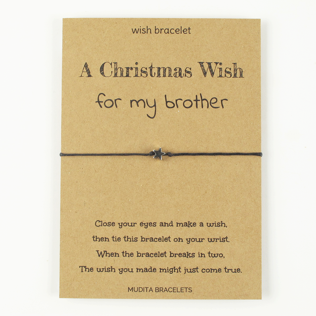 A Christmas Wish For My Brother - Mudita Bracelets