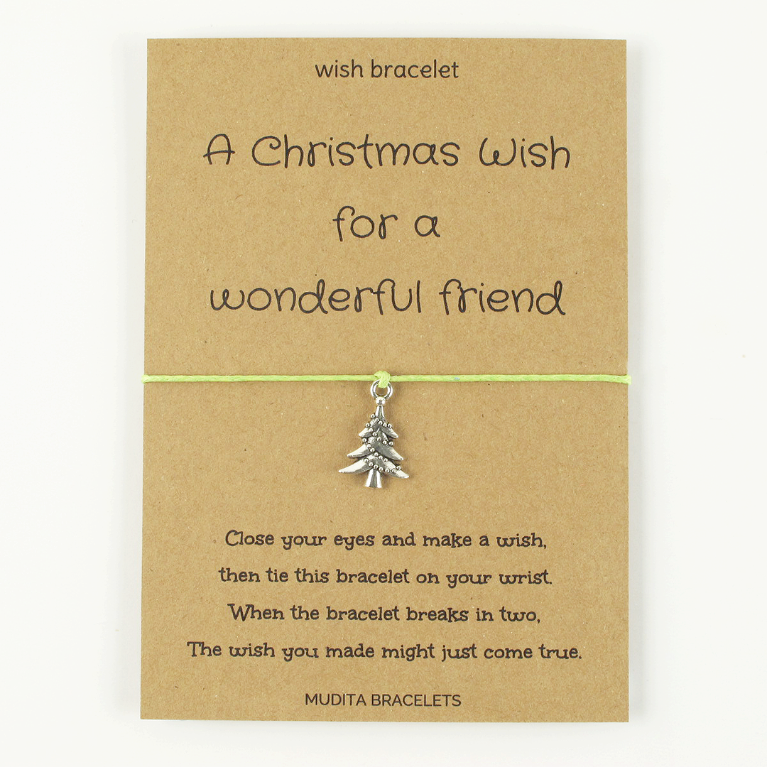 Christmas Wish For A Wonderful Friend - Mudita Bracelets