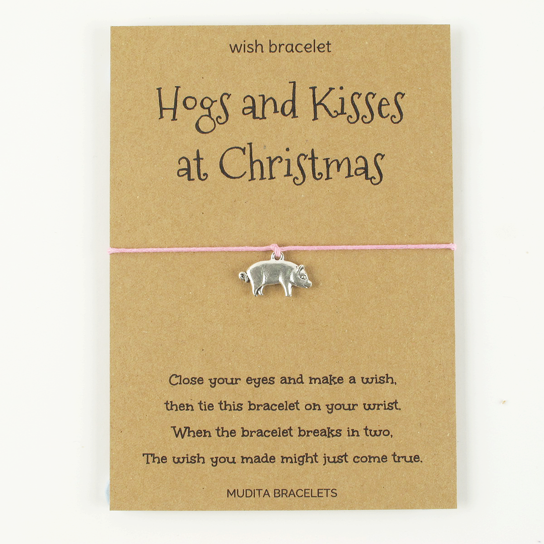 Hogs And Kisses At Christmas - Mudita Bracelets