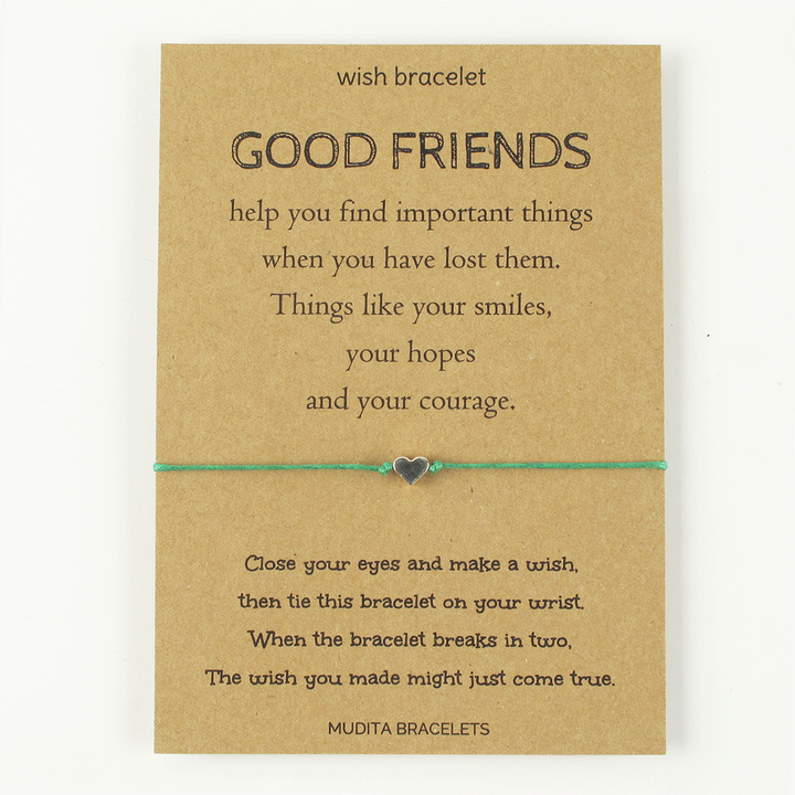 Friends Help You Find Your Courage Wish Bracelet