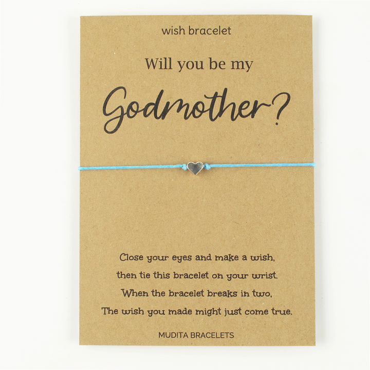 Will You Be My Godmother Wish Bracelet