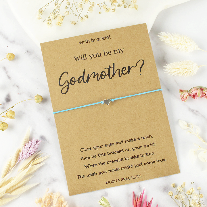 Will You Be My Godmother Wish Bracelet