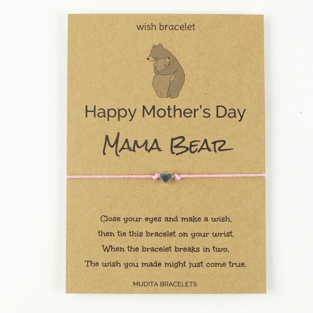 Mama Bear Mother's Day Wish Bracelet