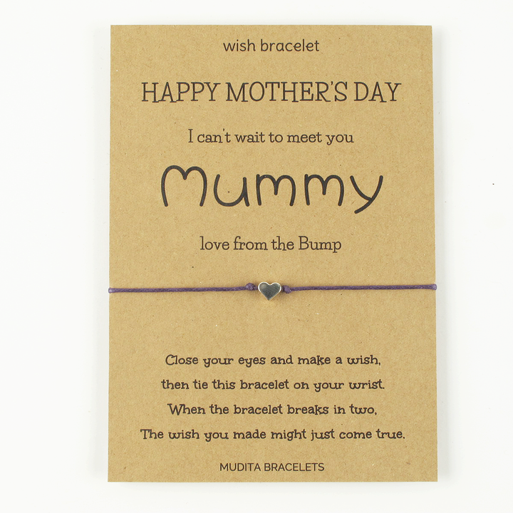 Mummy From The Bump Mother's Day Wish Bracelet