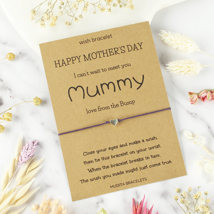 Mummy From The Bump Mother's Day Wish Bracelet