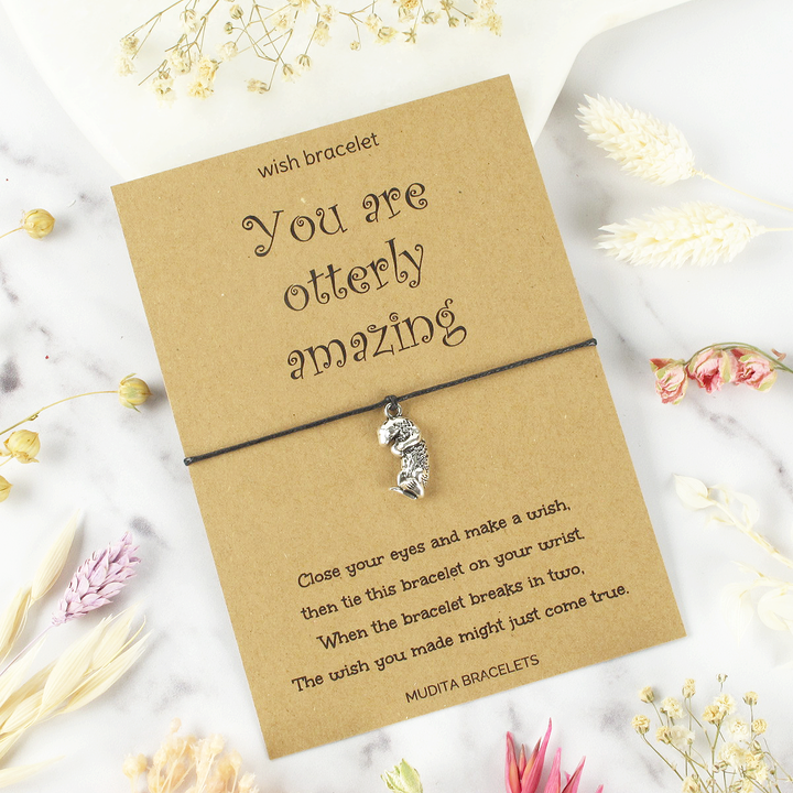 You Are Otterly Amazing Wish Bracelet