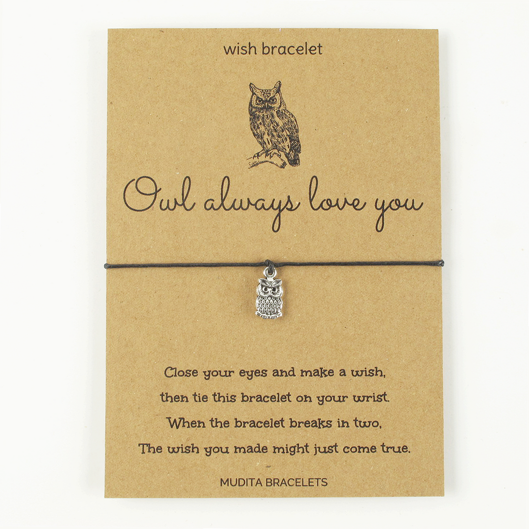 Owl Always Love You Wish Bracelet