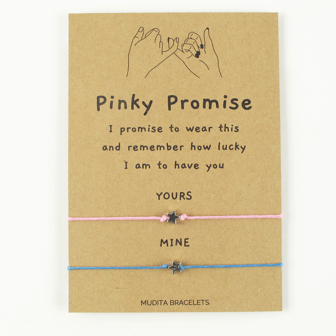 Pinky promise wish on sale bracelet