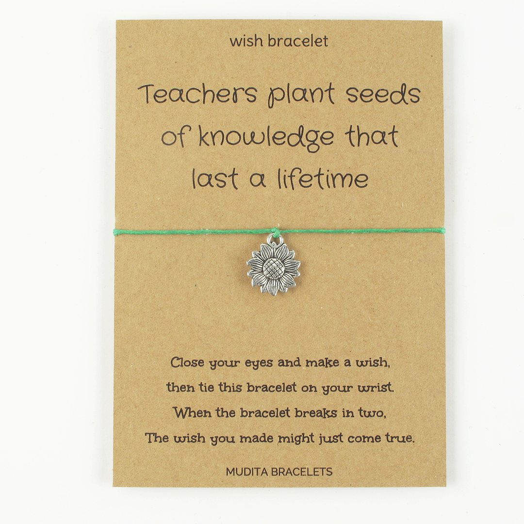 Seeds Of Knowledge Teacher Wish Bracelet