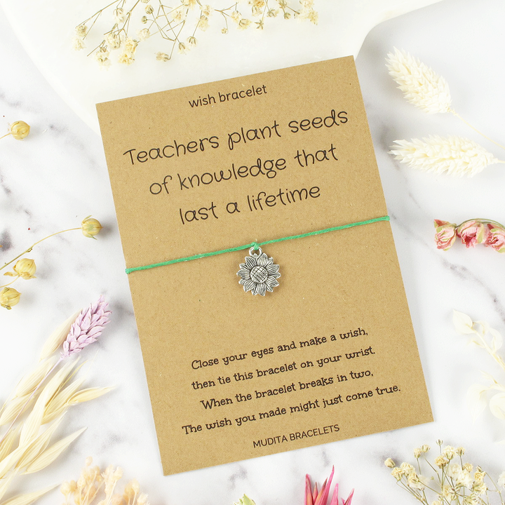 Seeds Of Knowledge Teacher Wish Bracelet