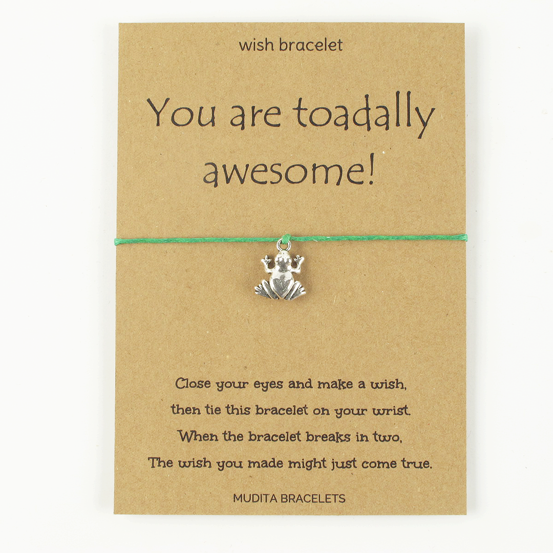 You Are Toadally Awesome Wish Bracelet