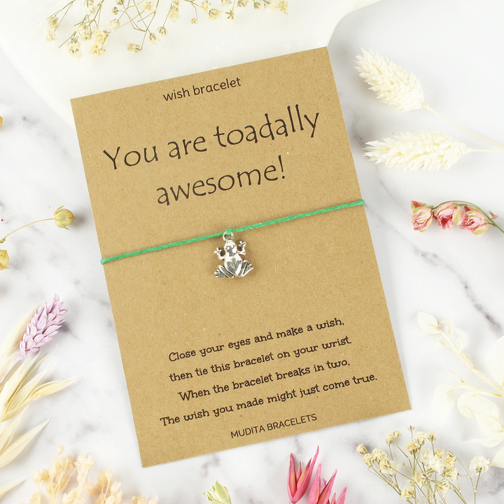 You Are Toadally Awesome Wish Bracelet