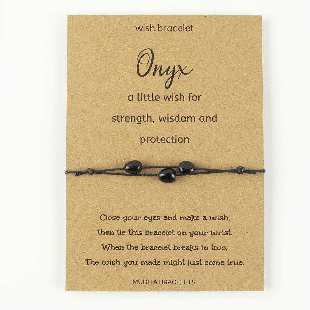 Onyx Wish Bracelet