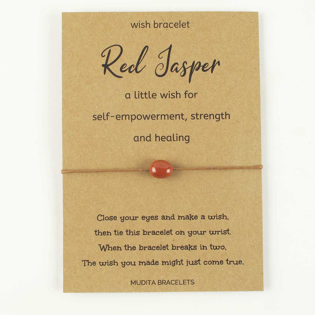 Red Jasper Wish Bracelet