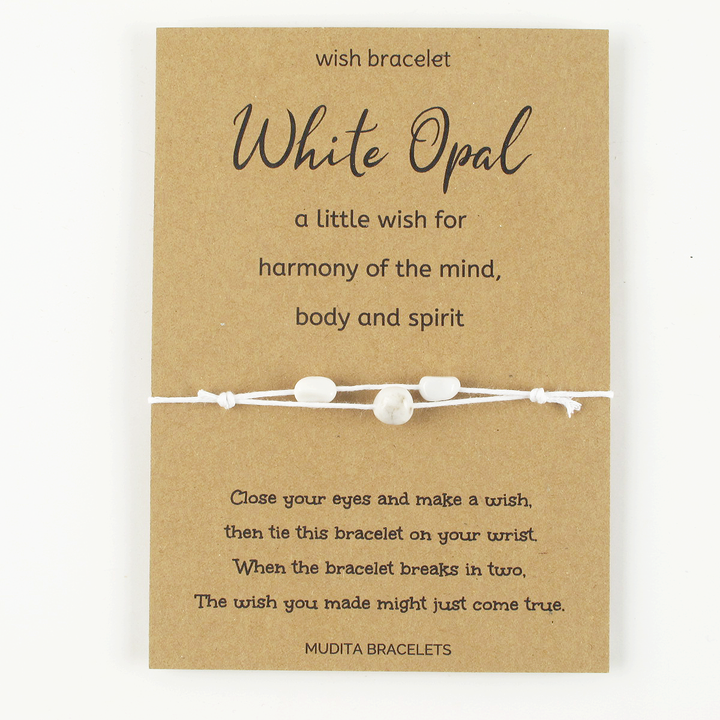 White Opal Wish Bracelet